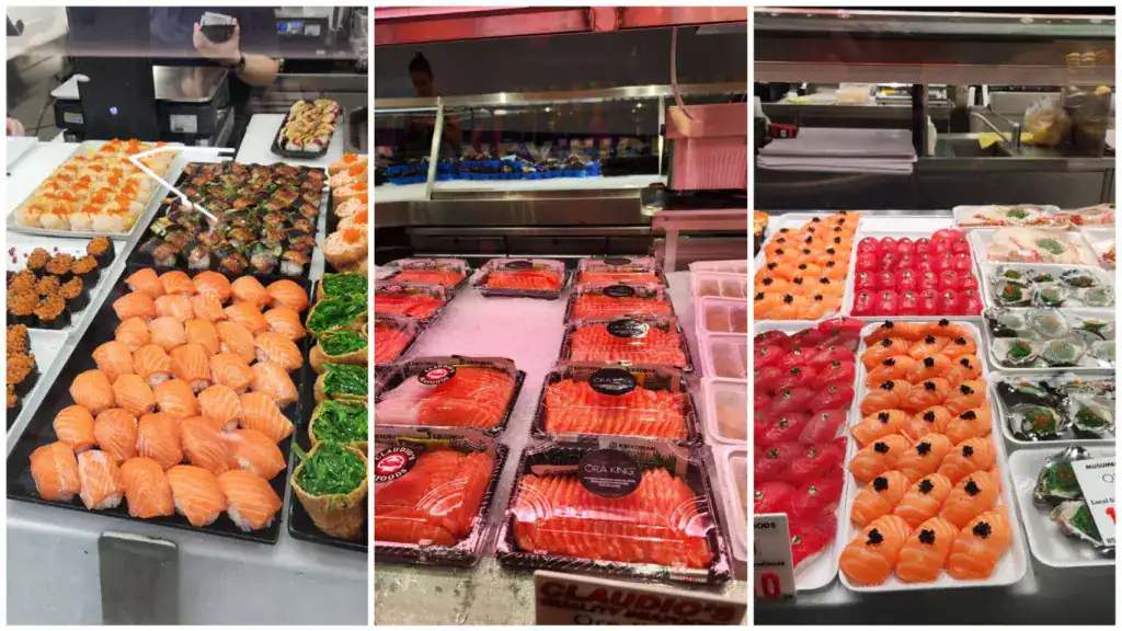 雪梨魚市場的壽司跟生魚片